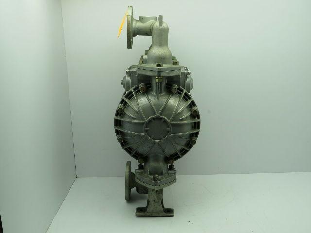 Air Pneumatic Diaphragm Pump Aluminum 1-1/2" Flange Mount (NO TAG) Tested