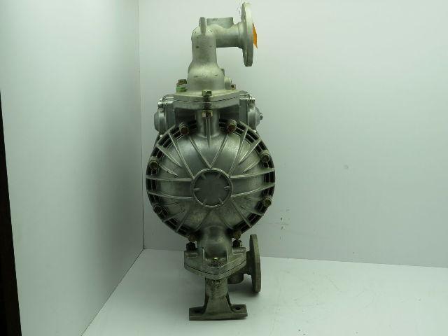 Air Pneumatic Diaphragm Pump Aluminum 1-1/2" Flange Mount (NO TAG) Tested