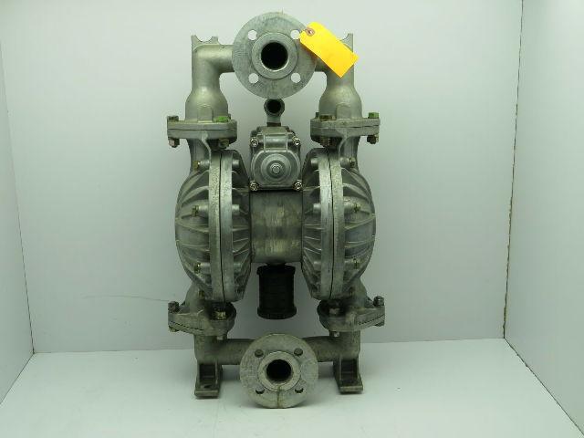 Air Pneumatic Diaphragm Pump Aluminum 1-1/2" Flange Mount (NO TAG) Tested