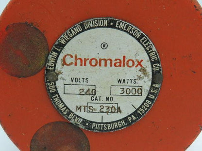 Chromalox MTS-230A Immersion Heater Heat Exchange 240V 3000W 2" NPT
