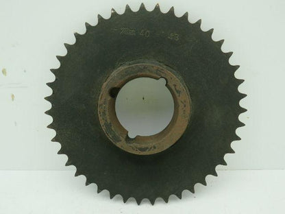 Martin 40BTL43  #40 Roller Chain Sprocket 24 Teeth Taper Lock Bushing Bore 1610