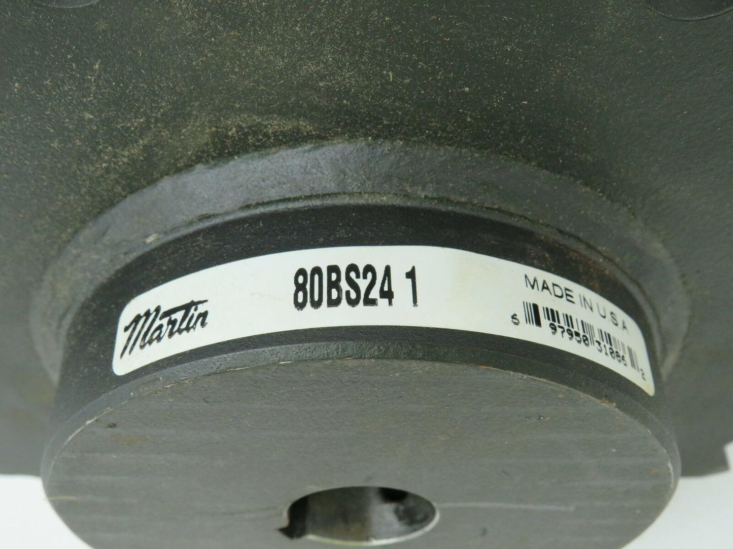 Martin 80BS24x1 #80 Roller Chain B-Hub Sprocket 24 Teeth 1" Finished Bore KW2SS