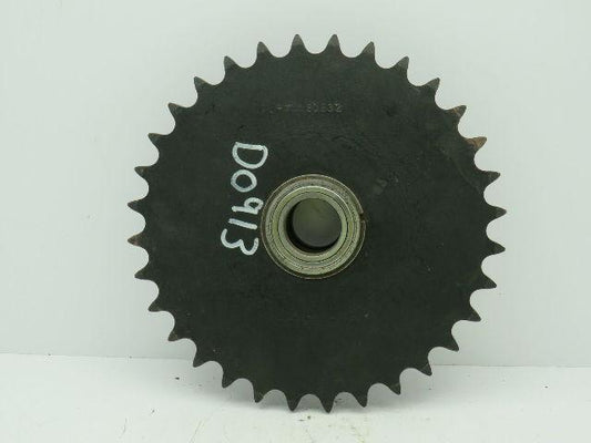 Martin 80B32 #80 Roller Chain Idler Sprocket 32 Teeth 40mm Bearing Bore 1.57"