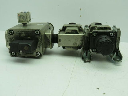 SMC AV500-N06-5DZ Valve 24VDC W/AFM40-N06D-Z Valve 150 PSI W/AW40-N06-Z 125 PSI