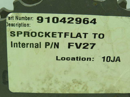 Browning FV27 Conveyor Chain Double Row Sprocket #60 3/4" Pitch 27 Teeth 1" Bore
