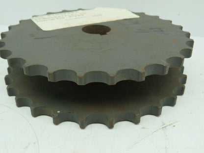 Browning FV27 Conveyor Chain Double Row Sprocket #60 3/4" Pitch 27 Teeth 1" Bore