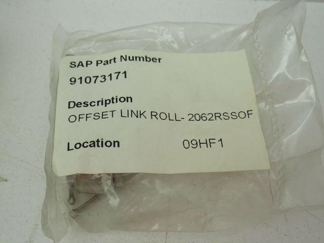 2062RSSOF #2062 Double Pitch Roller Chain Offset Link Stainless C2062  Lot of 5