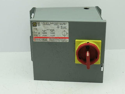 Square D SK500G1/A Transformer Disconnect 600VAC 4.35A Series A Box Only