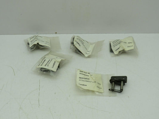 Tsubaki 60A2CL #60 Roller Chain A-2 Attachment Connecting Link 60A2  Lot of 5