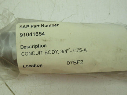 RACO C75-A Aluminum Conduit Body 3/4" Form 85  Lot of 8
