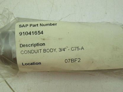 RACO C75-A Aluminum Conduit Body 3/4" Form 85  Lot of 8