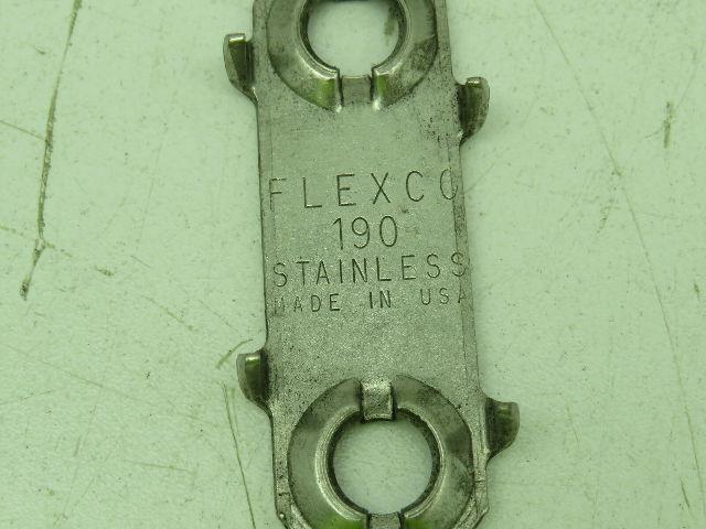 Flexco TP-190S Stainless Top Plate for Quick-Fit Belt Fastener 190ES  Lot of 20