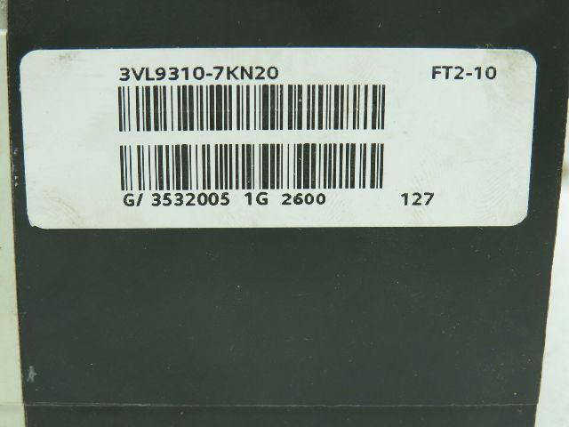 Siemens 3VL9310-7KN20 Circuit Breaker Trip Unit 100A