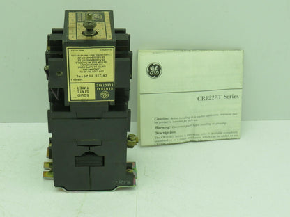 GE CR122BT020**C Time Delay Relay Solid State Relay 6-60 Sec 120V Coil CR122BT