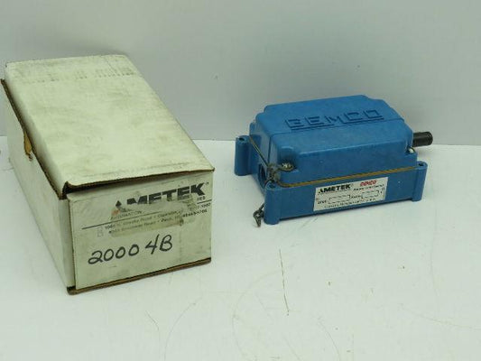 Ametek Gemco 2000-4B Rotary Limit Switch 2-Circuit SPDT 40:1 Ratio NEMA 12
