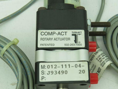 Turn-Act Comp-Act  012-111-04-20 Rotary Vane Actuator 3/8" Shaft Dia 012-CA