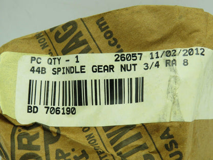 Champion Screw BD706190 44B Spindle Gear Nut 3/4 RA 8