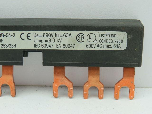 Sprecher Schuh KT7-25-DB-54-2  Block Busbar for KTA/B/C7-25S/25H  Lot of 3