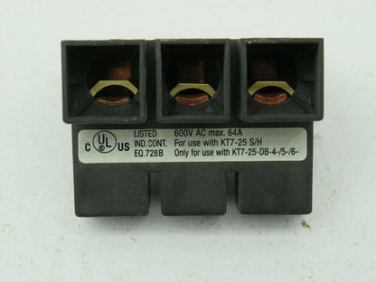 Sprecher Schuh KT7-25-A3E  Busbar Terminal Block for KT7-25S/25H  Lot of 3