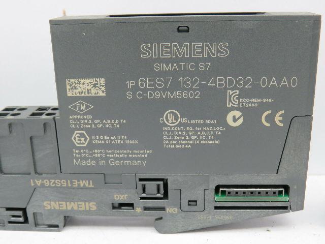 Siemens 6ES7 132-4BD32-0AA0 Simatic S7 Digital Output Module Lot of 5
