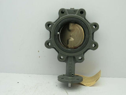 Milwaukee CL223ED Lug Style 4" Butterfly Valve 8-Bolt Cast Iron AL-Bronze EPDM
