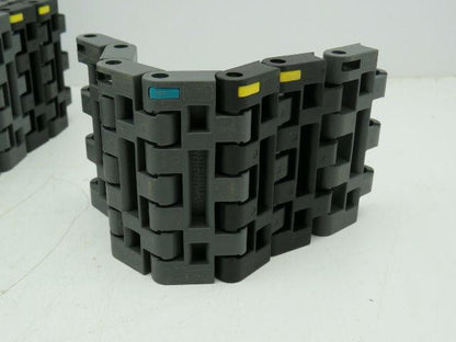 System Plast LFG 2252-K325 Flat Top Modular Plastic Conveyor Belt 3-1/4" x 7' 2"