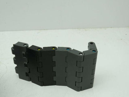 System Plast LFG 2252-K325 Flat Top Modular Plastic Conveyor Belt 3-1/4" x 7' 2"