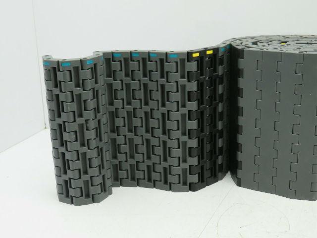 System Plast LFG 2252-K750 FT Flat Top Modular Plastic Conveyor Belt 7-1/2" x 8'