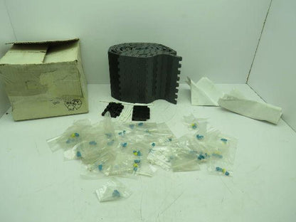 System Plast LFG 2252-K750 FT Flat Top Modular Plastic Conveyor Belt 7-1/2" x 8'