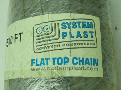 System Plast LFG 2120H-0510 FT Flat Top Modular Plastic Conveyor Belt 20" x 5'