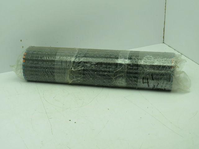 System Plast LFG 2120H-0510 FT Flat Top Modular Plastic Conveyor Belt 20" x 4'