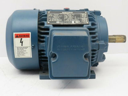 Siemens 1LA01454FP21 Induction Motor 3 Phase 1.5 HP 230/460V 1740 RPM Type RGZP