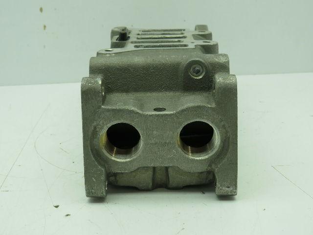 Parker Schrader K142236 Double Solenoid Valve Manifold Sub Base 1" Valveair II