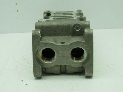 Parker Schrader K142236 Double Solenoid Valve Manifold Sub Base 1" Valveair II