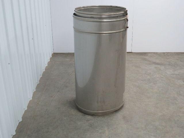 Metal Fab 20PIC42-440 Stainless Double Wall Pressure Chimney Pipe Duct 20" x 42"