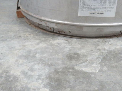 Metal Fab 20PIC30-440 Stainless Double Wall Pressure Chimney Pipe Duct 20" x 30"