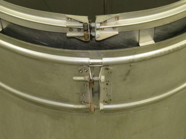 Metal Fab 20PIC30-440 Stainless Double Wall Pressure Chimney Pipe Duct 20" x 30"