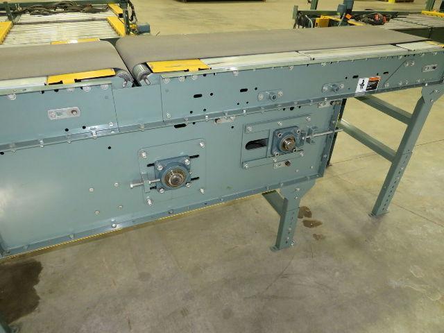 Hytrol 18"x15' Belt Conveyor 3-Stage Gapper Accumulator Center Drive 50-98 FPM