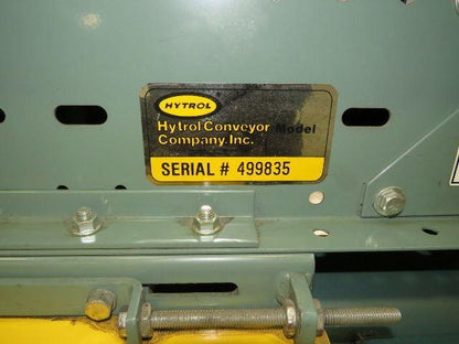 Hytrol 18"x15' Belt Conveyor 3-Stage Gapper Accumulator Center Drive 50-98 FPM