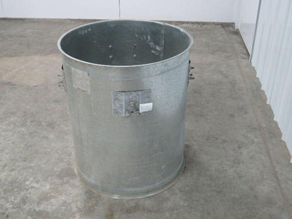 Metal Fab 20PICVTA-440 Steel Galvanized Single Wall Chimney Pipe Duct 24" x 28"