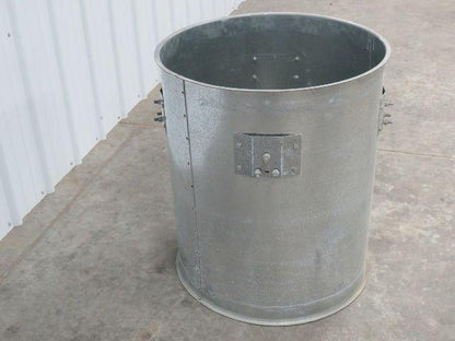 Metal Fab 20PICVTA-440 Steel Galvanized Single Wall Chimney Pipe Duct 24" x 28"