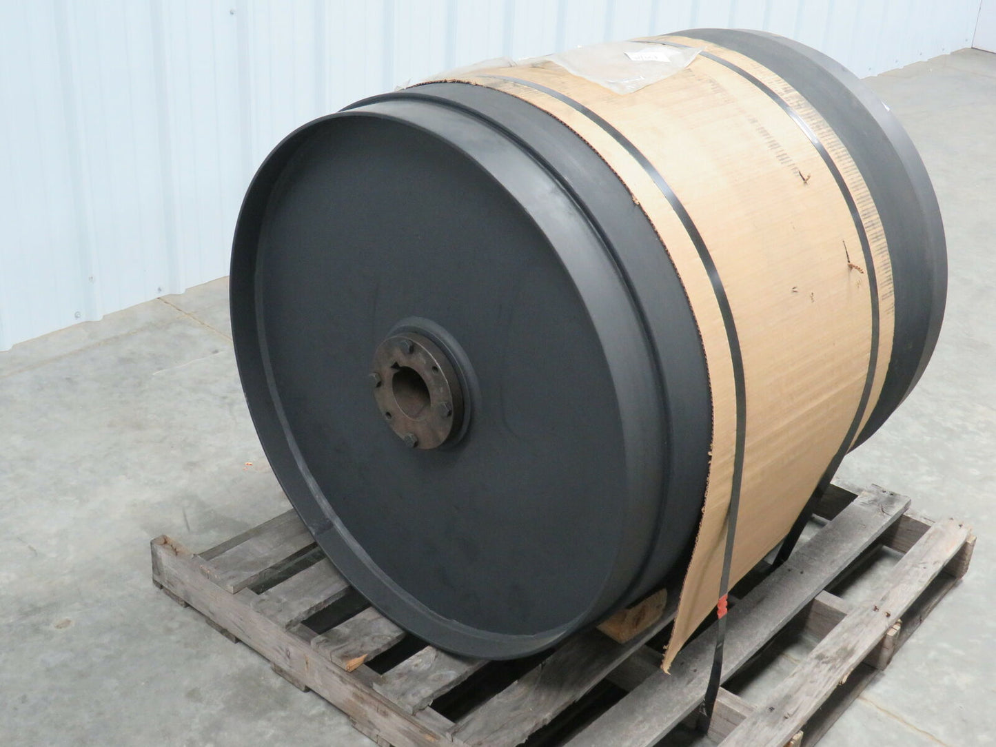 Steel Conveyor Pulley Drive Drum 30" OD 32" Face 26" Belt Width Lagged 3" Bore