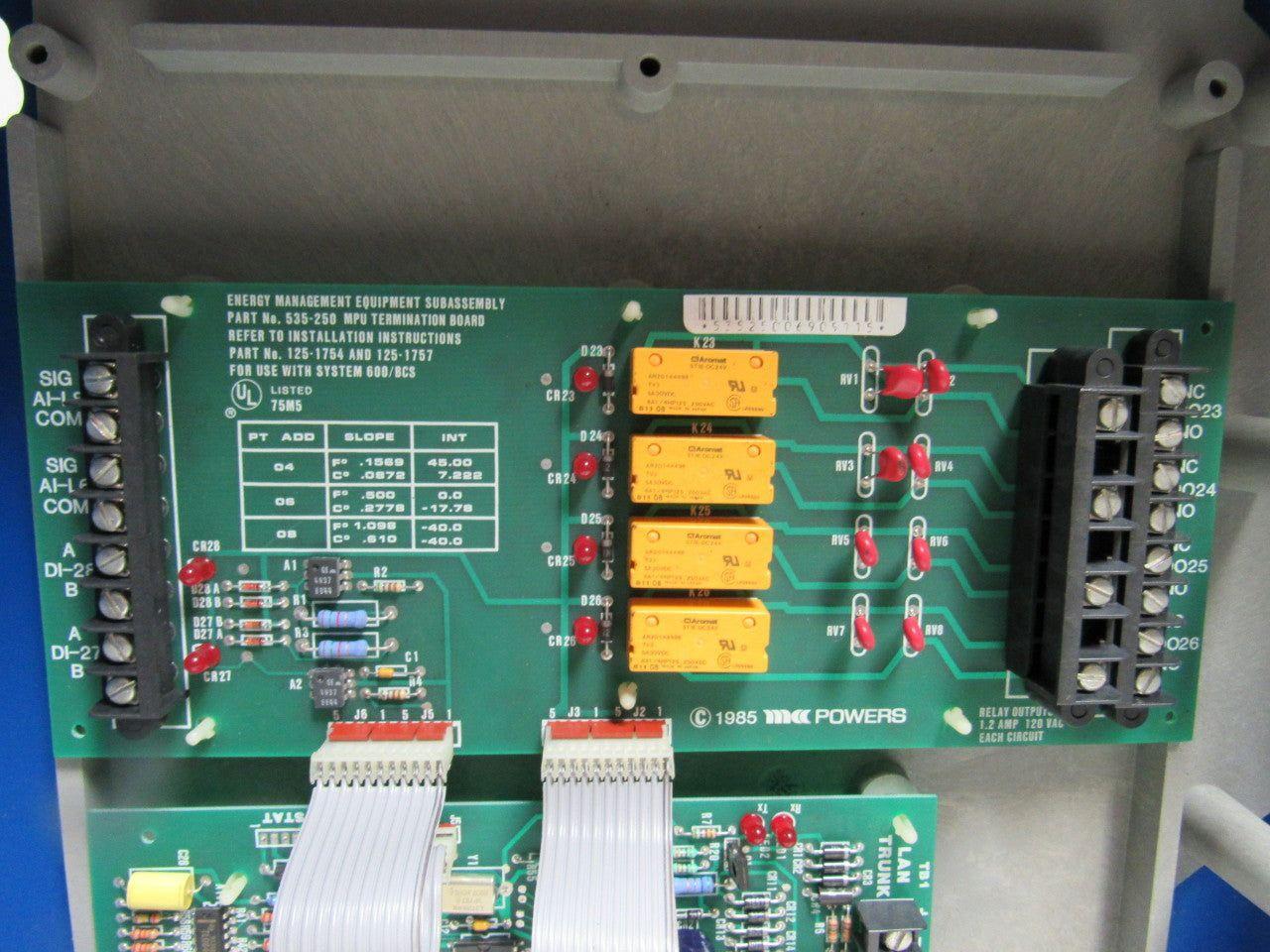 Landis&Gyr 535-157 System 600 PC MPU Controller Assembly In Landis Enclosure New