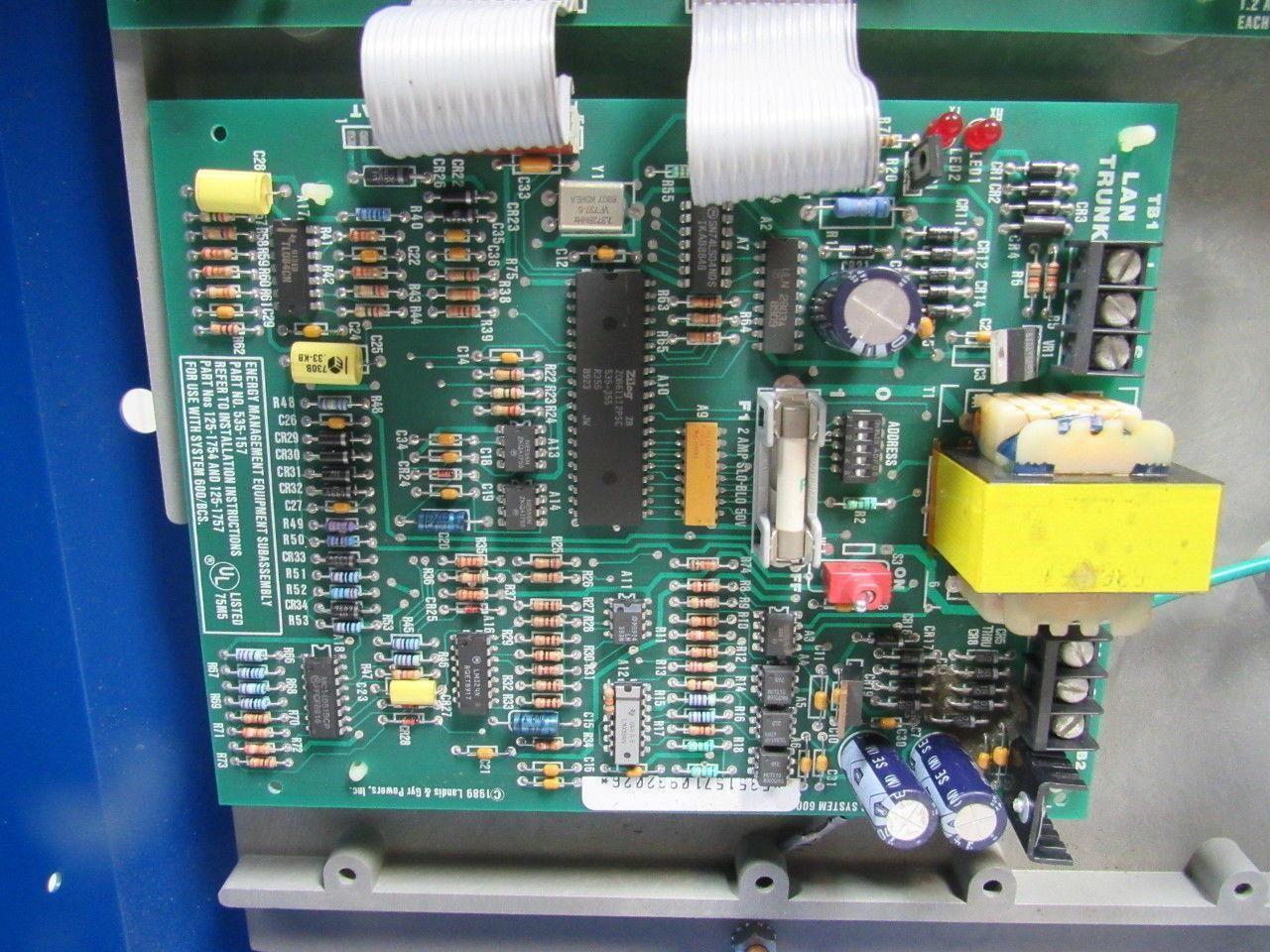 Landis&Gyr 535-157 System 600 PC MPU Controller Assembly In Landis Enclosure New