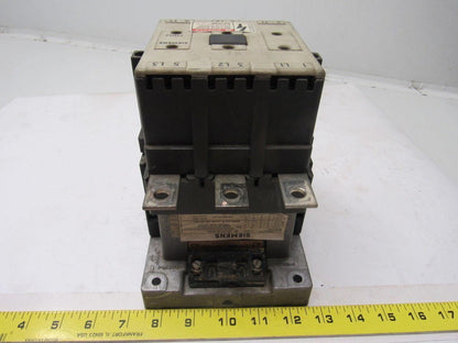 Siemens 3TB5217-0A Motor Contactor Starter 135A 600V 3PH 3-Pole 120V Coil Size 4