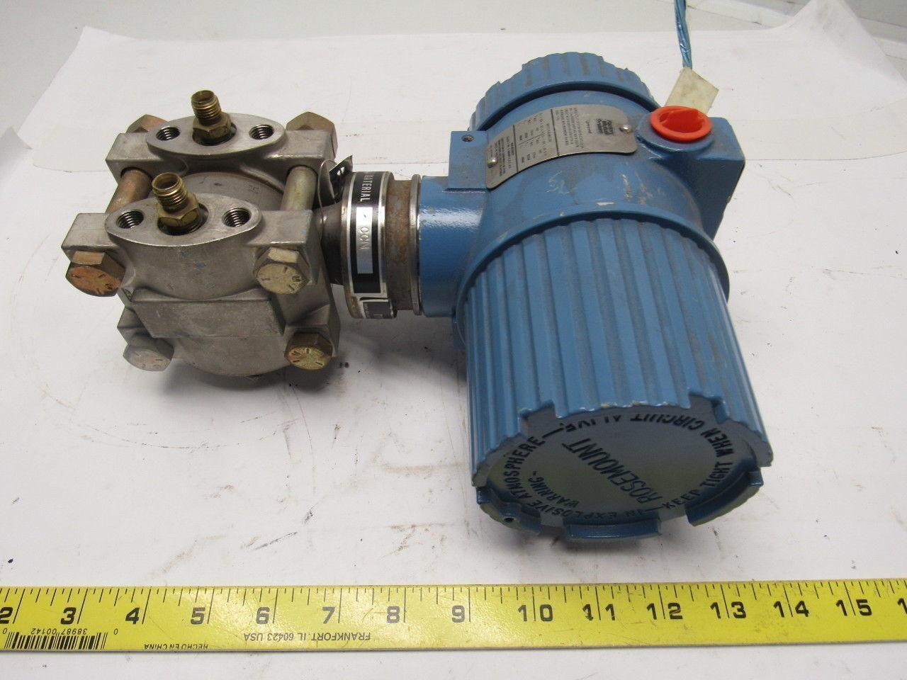 Rosemont 3051D1A21S1I5D3 Pressure Transmitter Module Manifold Block