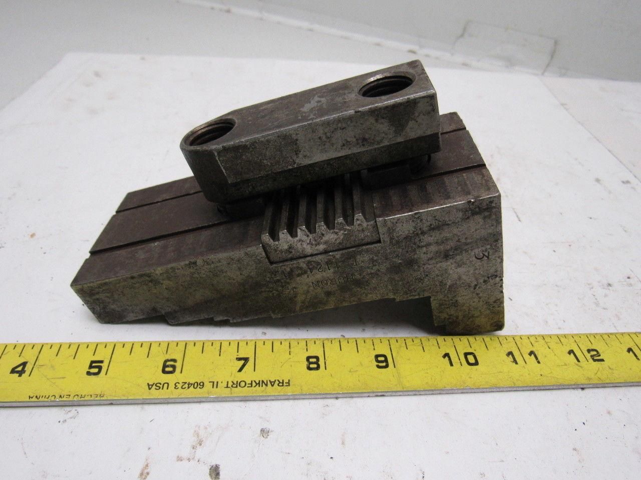 Huron T11248-1 Lathe Chuck Soft Jaws 6"L x 2-1/2"W X2-5/8"T Set of 3