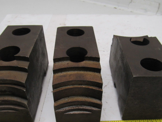 Huron T11248 Lathe Chuck Soft Jaws 6"L x 2-1/2"W X3-1/4"T Lot of 3