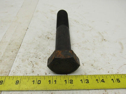 1-1/8"-8 x 6" A193 B7 Heavy Hex Bolt Cap Screw Black Oxide Lot of 3
