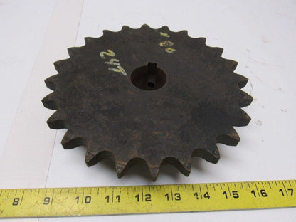 Martin 8024 #80 Single Sprocket Row 1-7/16" Keyed Bore 24 Tooth